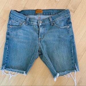 James Preserved cut off jean shorts sz 28